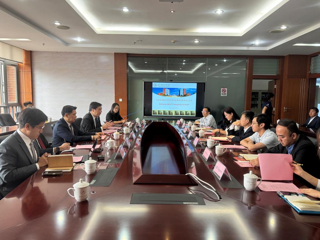 泰國(guó)國(guó)王科技大學(xué)代表團(tuán)來訪 共繪教育科技發(fā)展新藍(lán)圖